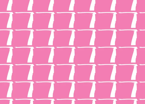 Vektor Textur Hintergrund Nahtloses Muster Handgezeichnet Rosa Und Weiße Farben — Stockvektor