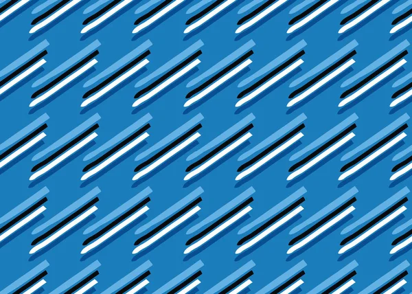 Διάνυσμα Φόντο Υφή Αδιάλειπτη Μοτίβο Χειροποίητο Μπλε Μαύρο Και Άσπρο — Διανυσματικό Αρχείο