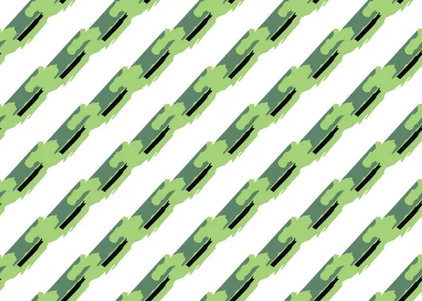 Διάνυσμα Φόντο Υφή Αδιάλειπτη Μοτίβο Χειροποίητα Πράσινα Ασπρόμαυρα Χρώματα — Διανυσματικό Αρχείο
