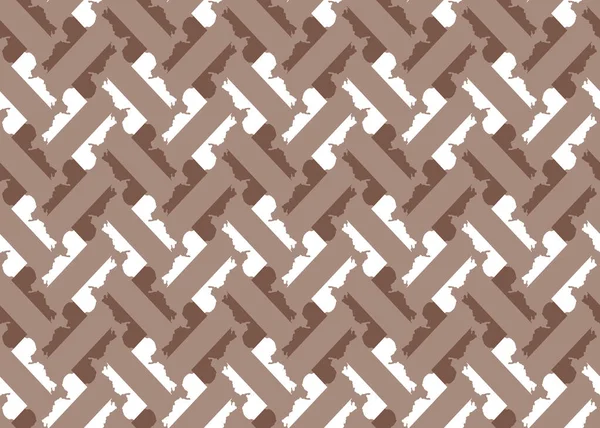 Fond Texture Vectorielle Motif Sans Couture Couleurs Dessinées Main Marron — Image vectorielle