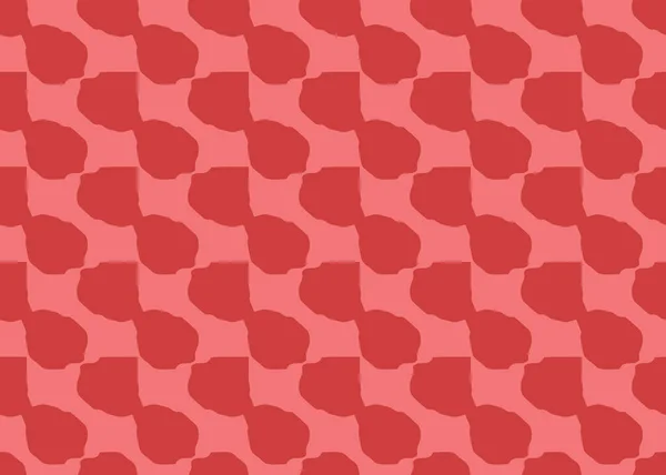 Fondo Textura Vectorial Patrón Sin Costuras Colores Dibujados Mano Rojos — Vector de stock