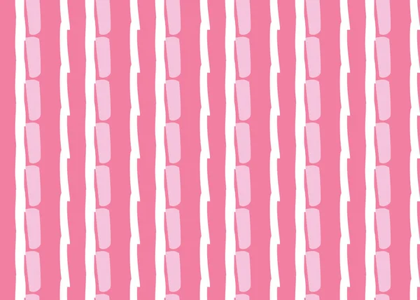ベクトルテクスチャの背景 シームレスなパターン 手描き ピンク — ストックベクタ