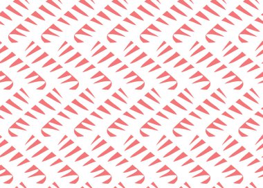Vektör dokusu arka plan, kusursuz desen. El çizimi, kırmızı ve beyaz renkler.