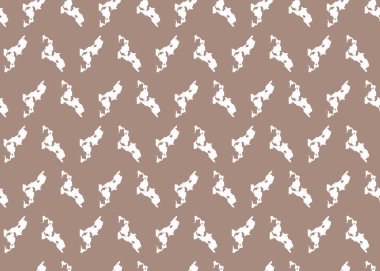 Vektör dokusu arka plan, kusursuz desen. El çizimi, kahverengi ve beyaz renkler.