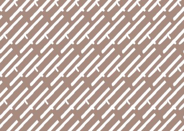 Vektör dokusu arka plan, kusursuz desen. El çizimi, kahverengi ve beyaz renkler.