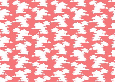 Vektör dokusu arka plan, kusursuz desen. El çizimi, kırmızı ve beyaz renkler.