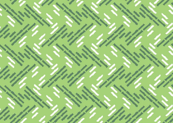 Vector Textuur Achtergrond Naadloos Patroon Handgetekende Groene Witte Kleuren — Stockvector