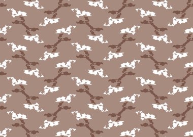 Vektör dokusu arka plan, kusursuz desen. El çizimi, kahverengi ve beyaz renkler.