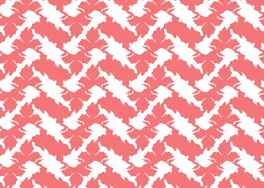 Vektör dokusu arka plan, kusursuz desen. El çizimi, kırmızı ve beyaz renkler.