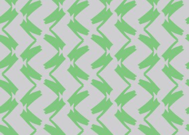 Vektör dokusu arka plan, kusursuz desen. El çizimi, yeşil ve gri renkler.