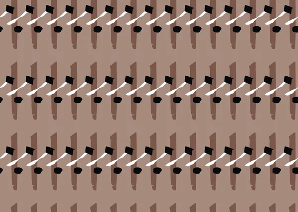 Vektor Textur Hintergrund Nahtloses Muster Handgezeichnet Braun Schwarz Und Weiß — Stockvektor