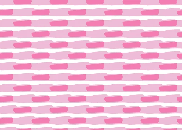 ベクトルテクスチャの背景 シームレスなパターン 手描き ピンク — ストックベクタ