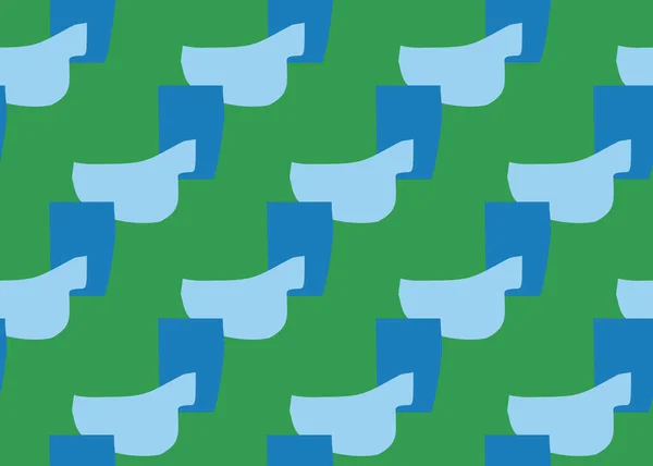 Vektor Textur Hintergrund Nahtloses Muster Handgezeichnet Grüne Und Blaue Farben — Stockvektor