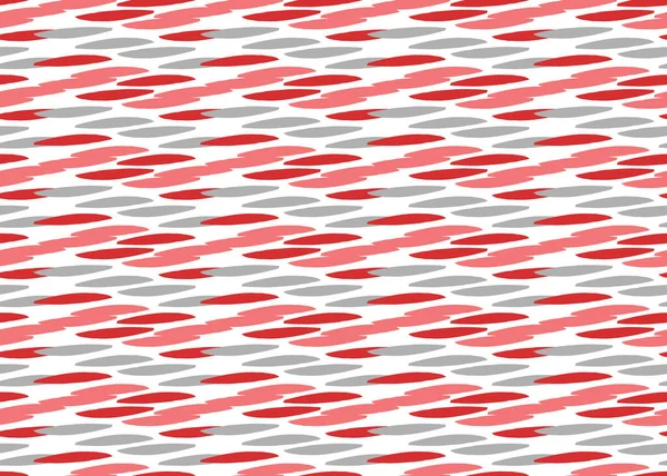 Fondo Textura Vectorial Patrón Sin Costuras Colores Dibujados Mano Rojo — Vector de stock