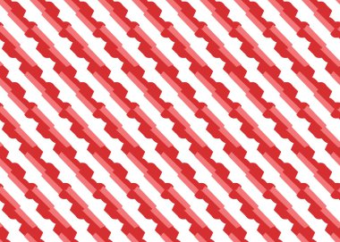 Vektör dokusu arka plan, kusursuz desen. El çizimi, kırmızı ve beyaz renkler.