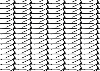 Vektör dokusu arka plan, kusursuz desen. El çizimi, siyah beyaz renkler.