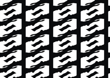 Vektör dokusu arka plan, kusursuz desen. El çizimi, siyah beyaz renkler.