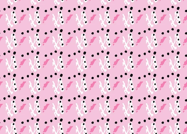 Fond Texture Vectorielle Motif Sans Couture Couleurs Dessinées Main Rose — Image vectorielle