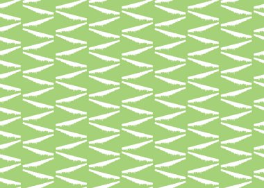 Vektör dokusu arka plan, kusursuz desen. El çizimi, yeşil ve beyaz renkler.