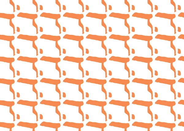 Διάνυσμα Φόντο Υφή Αδιάλειπτη Μοτίβο Χειροποίητο Πορτοκαλί Και Λευκό Χρώμα — Διανυσματικό Αρχείο
