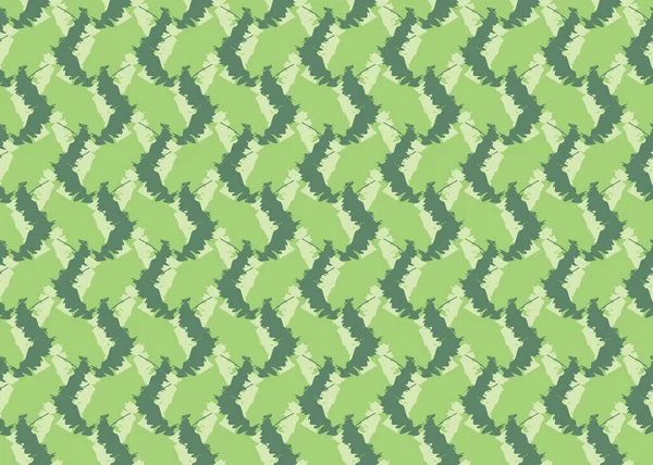 Fondo Textura Vectorial Patrón Sin Costuras Colores Dibujados Mano Verdes — Archivo Imágenes Vectoriales