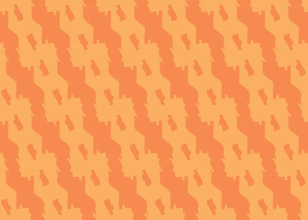 ベクトルテクスチャの背景 シームレスなパターン 手描き オレンジ — ストックベクタ