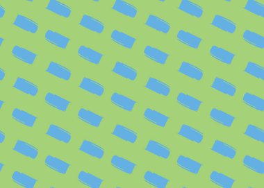 Vektör dokusu arka plan, kusursuz desen. El çizimi, yeşil ve mavi renkler.