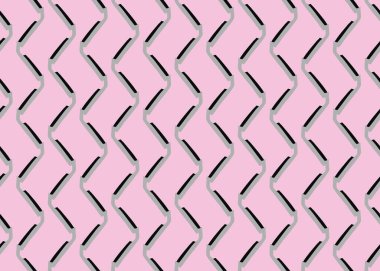 Vector texture background, seamless pattern. Hand drawn, pink, grey and black colors.