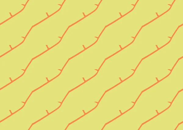 Векторна Текстура Фону Безшовний Візерунок Мальовані Рукою Жовті Помаранчеві Кольори — стоковий вектор
