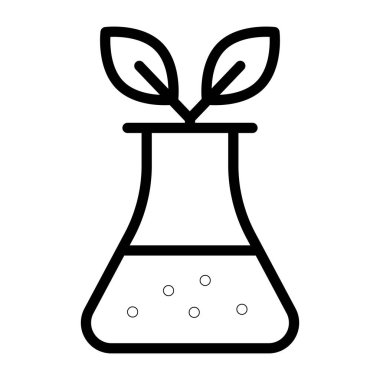 Biyokimya simgesini gösteren mataranın içinde bırakır