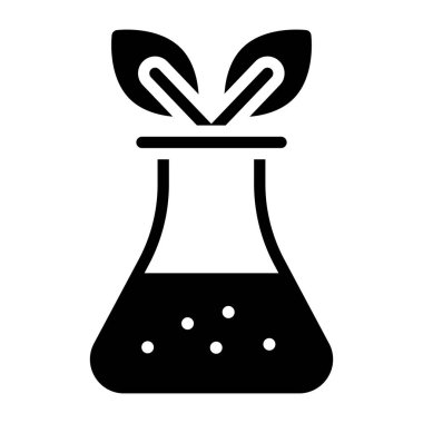 Biyokimya simgesini gösteren mataranın içinde bırakır