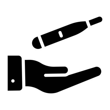 Dijital termometre simgesinin vektör tasarımı