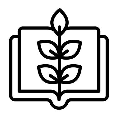 Eko kitap simgesi modada, premium indirme