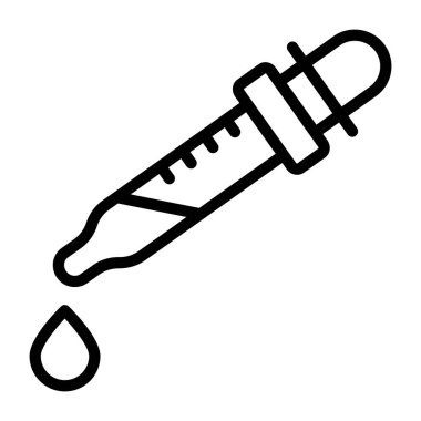 Doğrusal dizaynda tıbbi indirgeyici simgesi