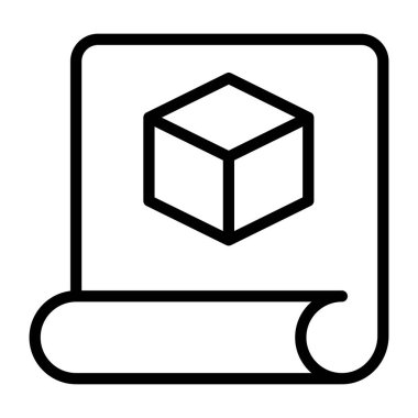 3d küpten mükemmel bir tasarım simgesi