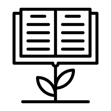 Yapraklı kitap, eğitim büyüme simgesi