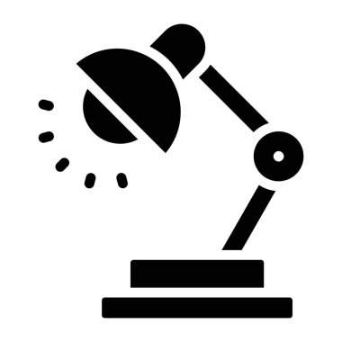        Katı dizayn edilmiş masa lambası simgesi