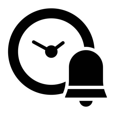      Alarm zilli saat, alarm simgesi