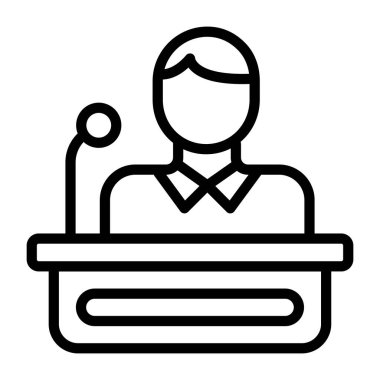         İş simgesi, doğrusal tasarım