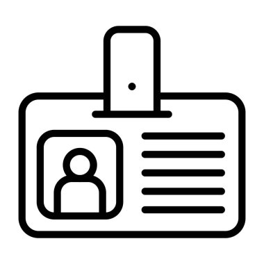 Tasarım tasarımı, kimlik kartının simgesi