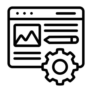 Tasarım tasarımı, yönetim simgesi