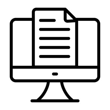      Tasarım taslağı, çevrimiçi belgenin simgesi