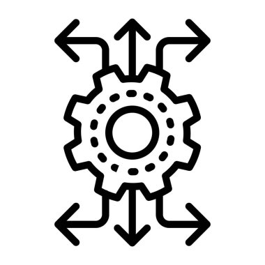      Ağ ayarlarının simgesi, özet tasarımı