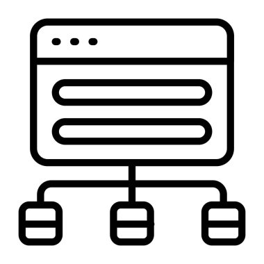 Web algoritmasının bir simge tasarımı