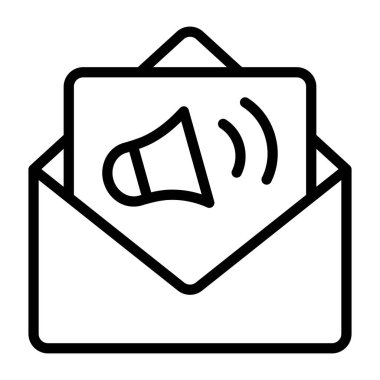 Sesli posta için bir tasarım simgesi 