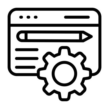       Modern biçimdeki makale yönetim simgesi 