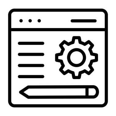       Modern stilde içerik yönetimi simgesi 