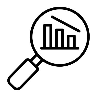        Veri analizinin simgesi, tasarım taslağı