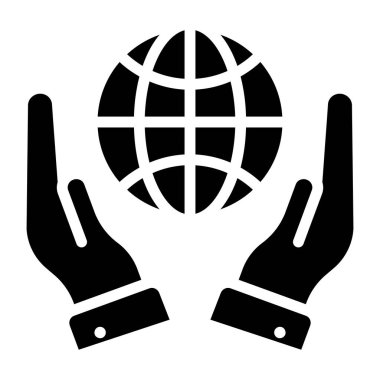        Dünya bakımı simgesi, sağlam tasarım 