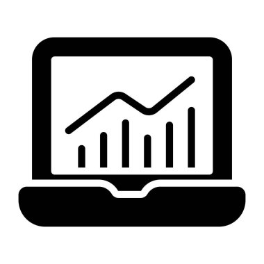          Çevrimiçi veri analizlerinin simgesi, sağlam tasarım